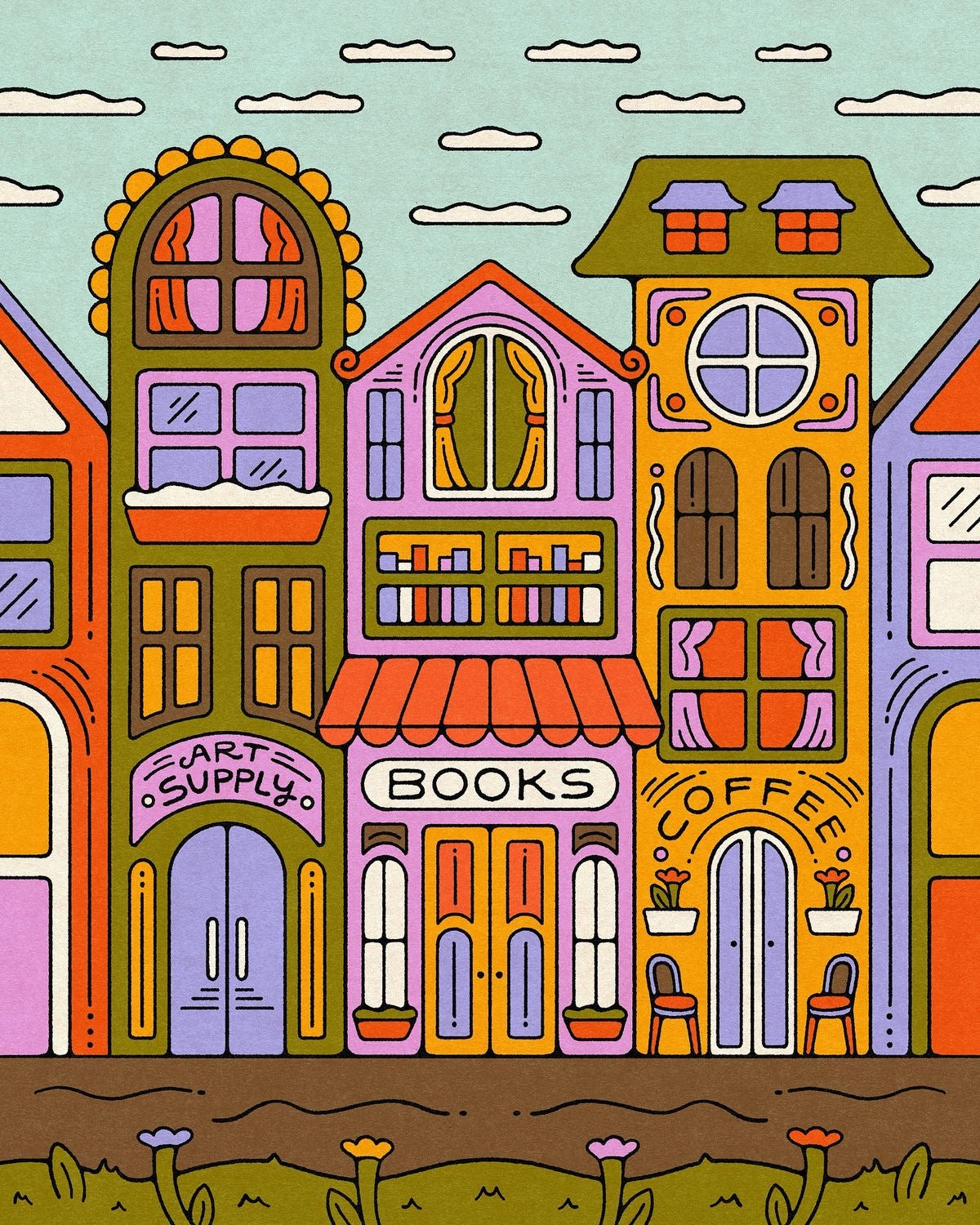 Places To Be 8.5x11 Art Print