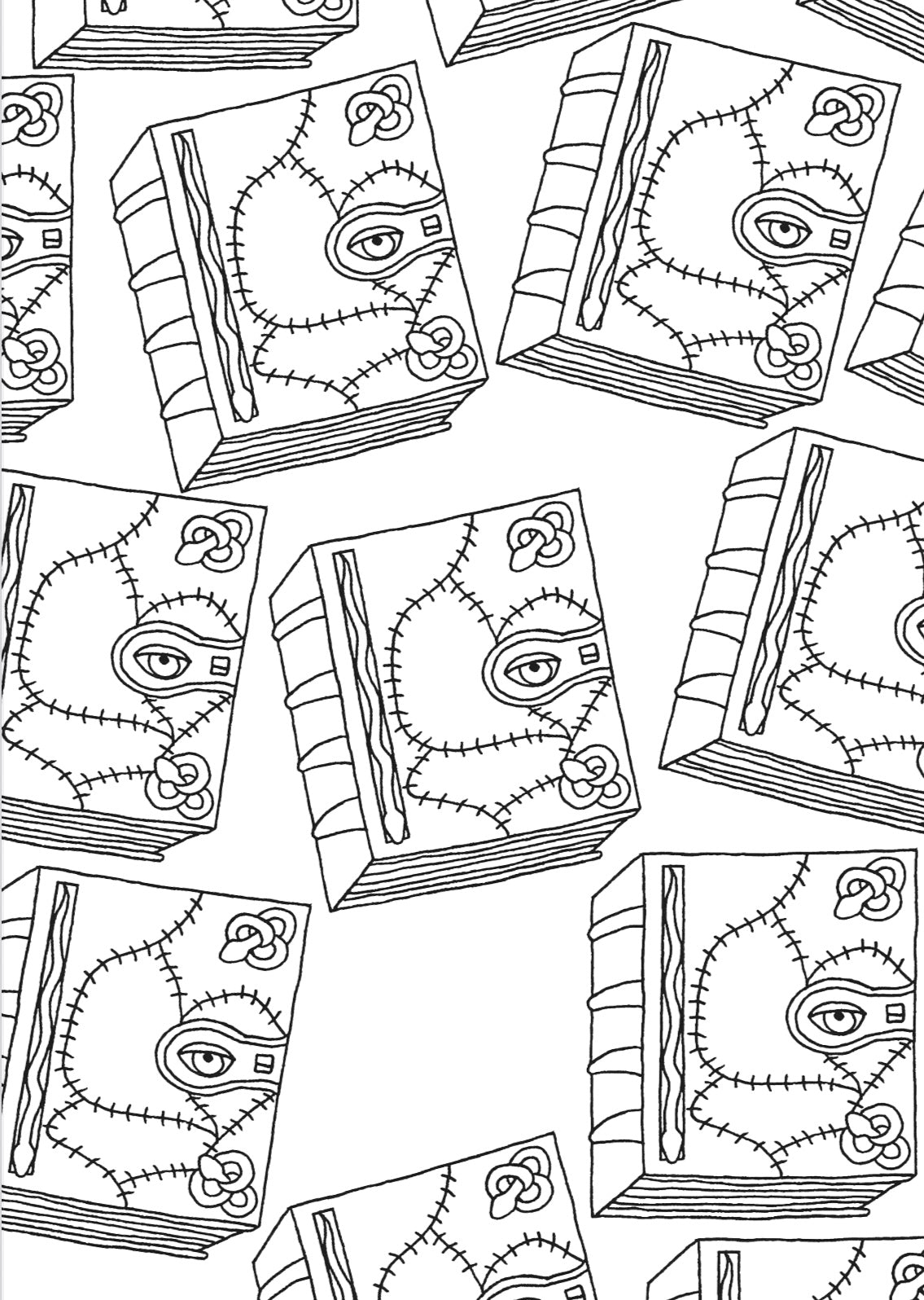 Ghost Graphics: A Coloring Book For the Ghouls and Fools