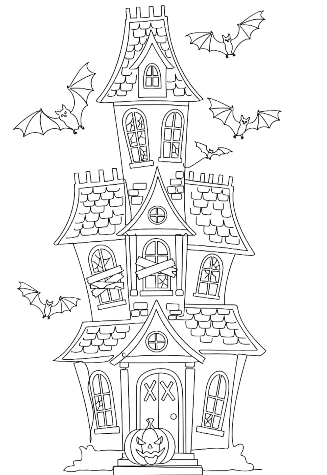 Ghost Graphics: A Coloring Book For the Ghouls and Fools