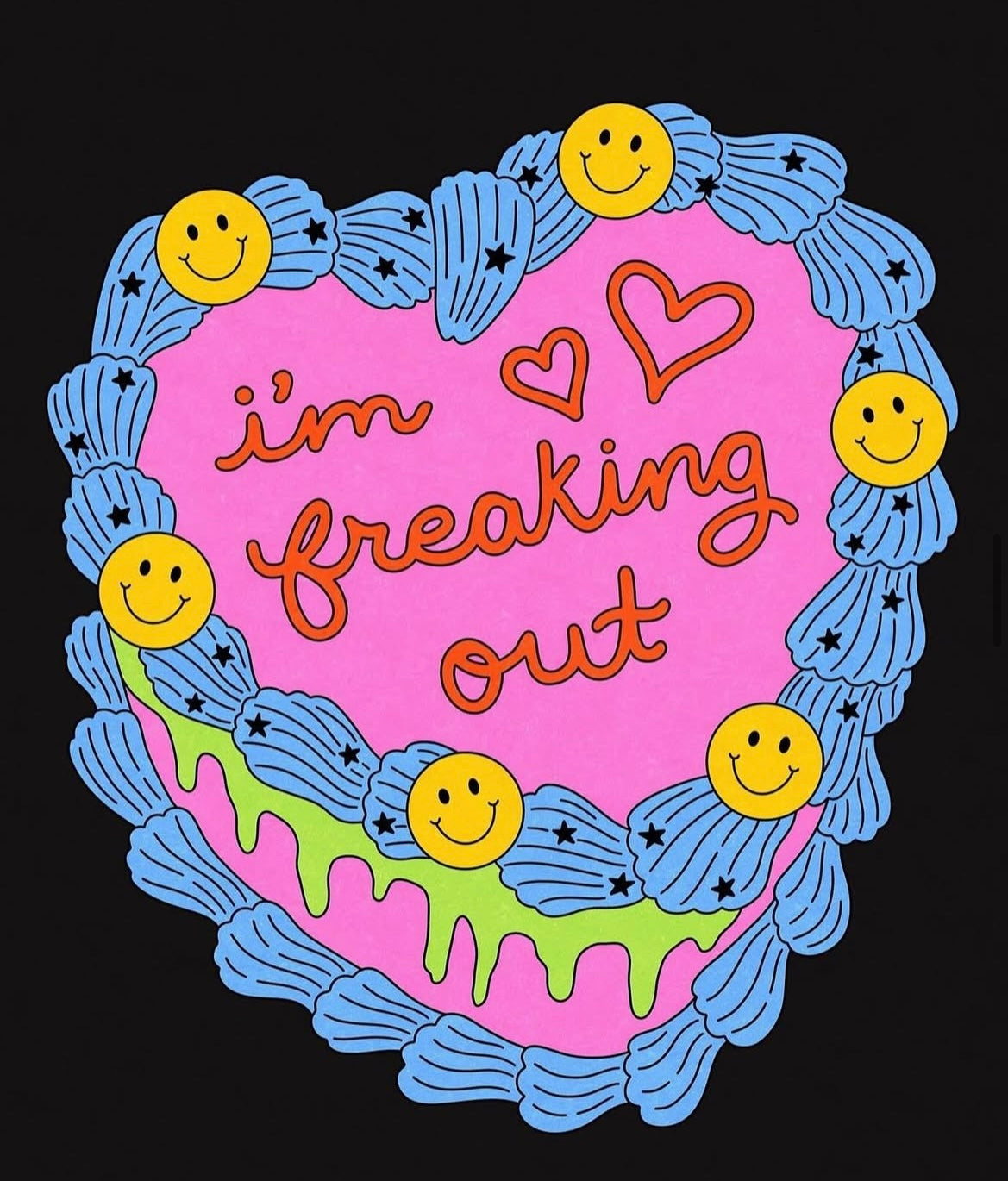 I’m Freaking Out 8.5x11 Art Print