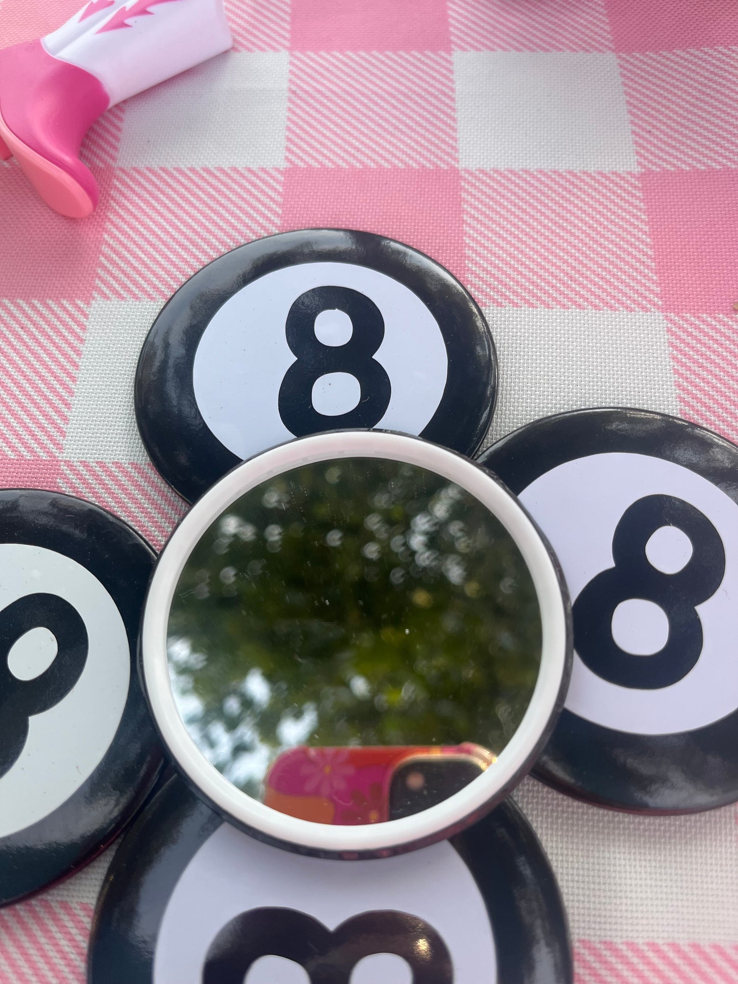 8 Ball Mini Mirrors