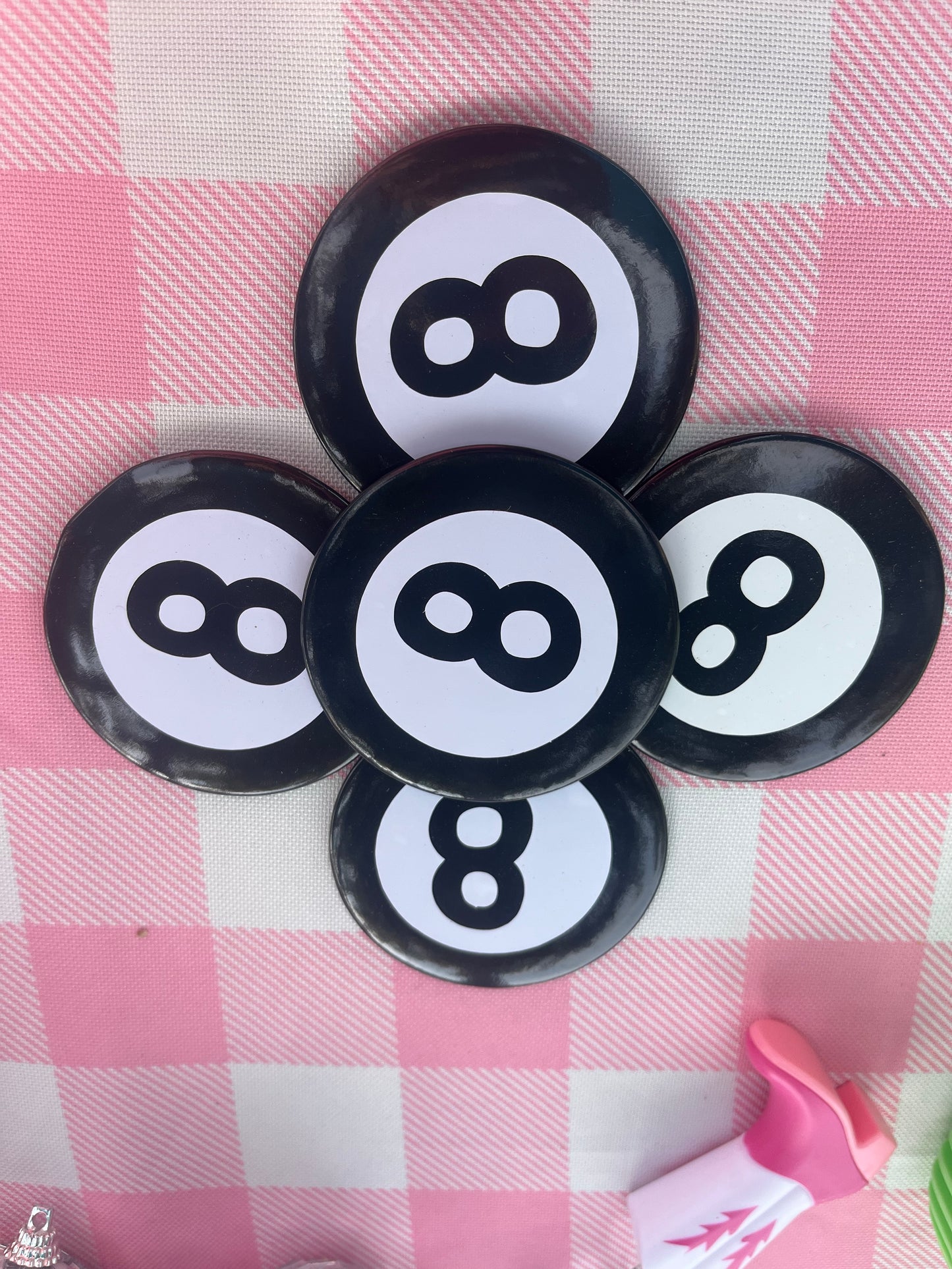 8 Ball Mini Mirrors