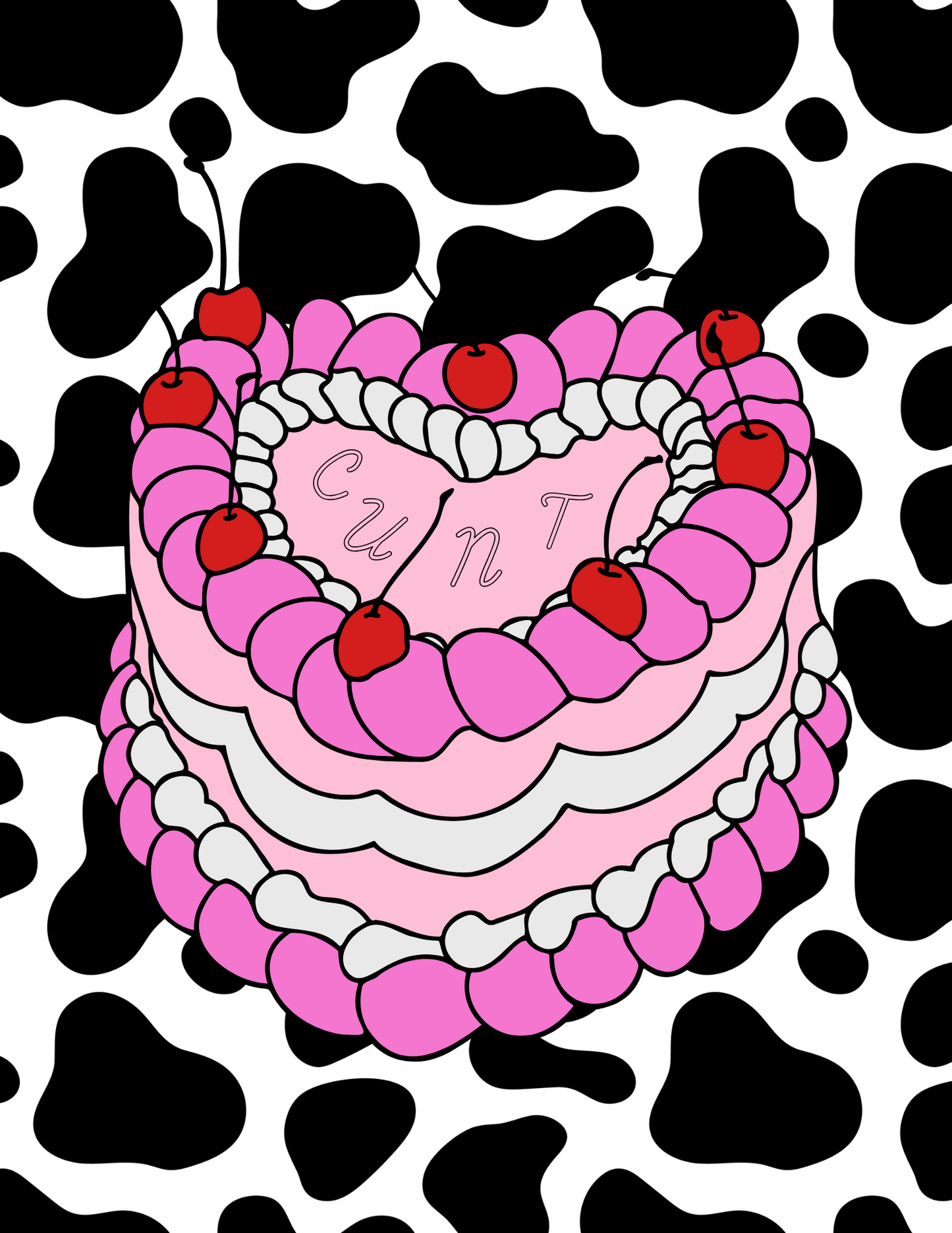 Cunt Cake 8.5 x 11 Art Print