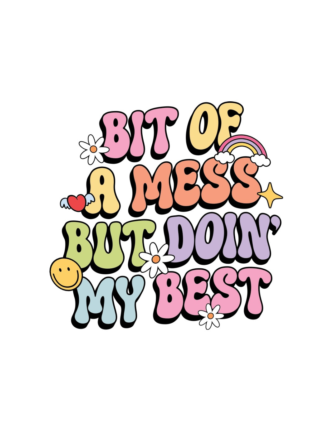 “Bit of A Mess” Tote Bag