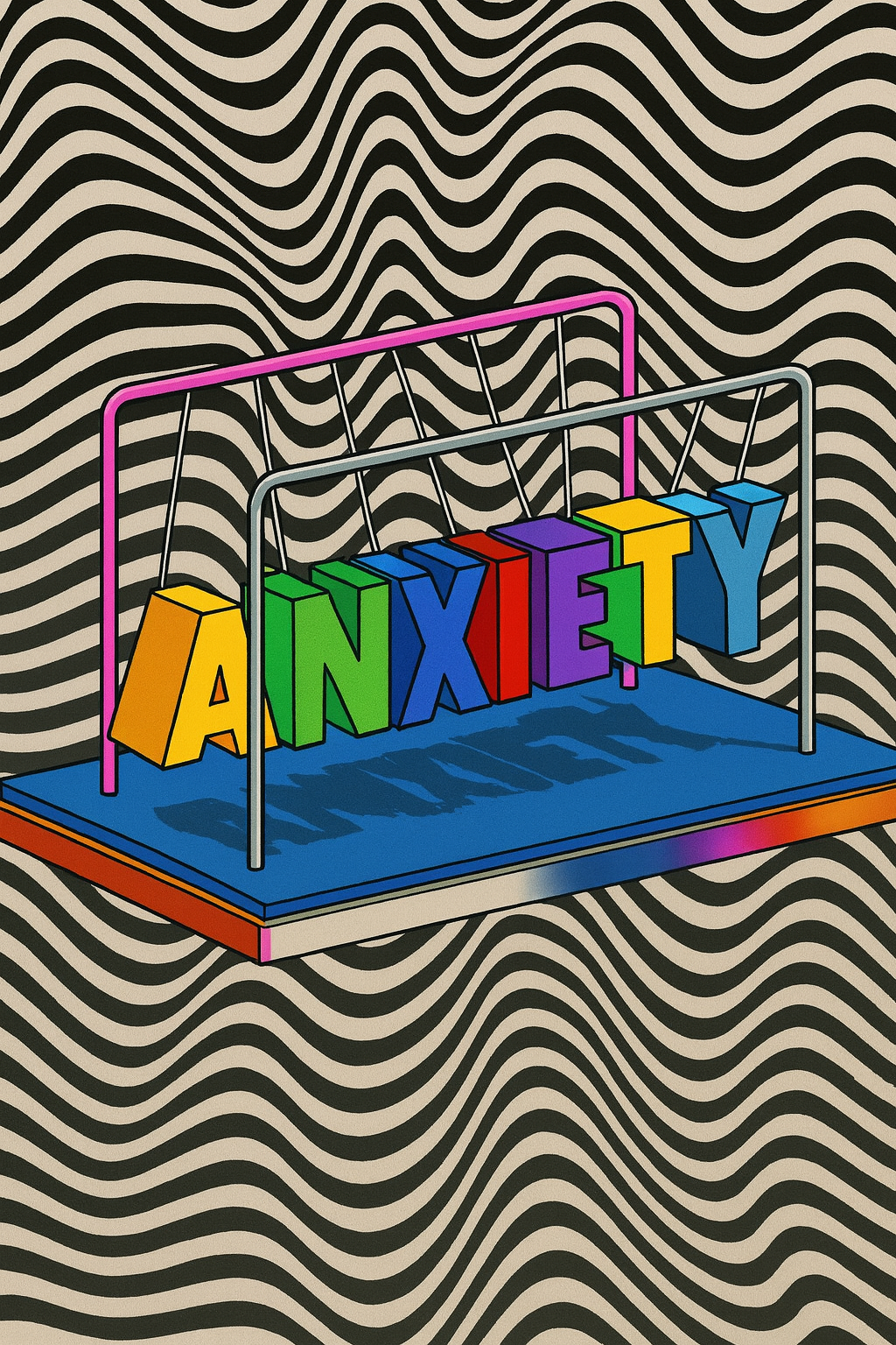 Panic Playground 8.5x11 Art Print