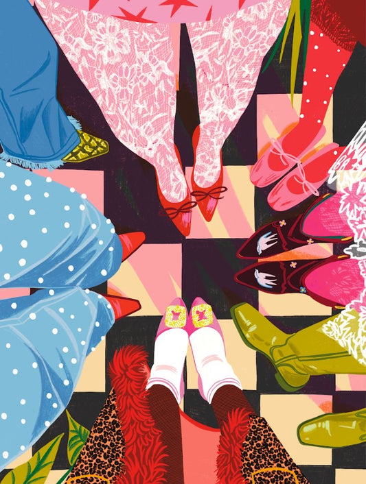 The Girls Room, Part One 8.5 x 11 Art Print