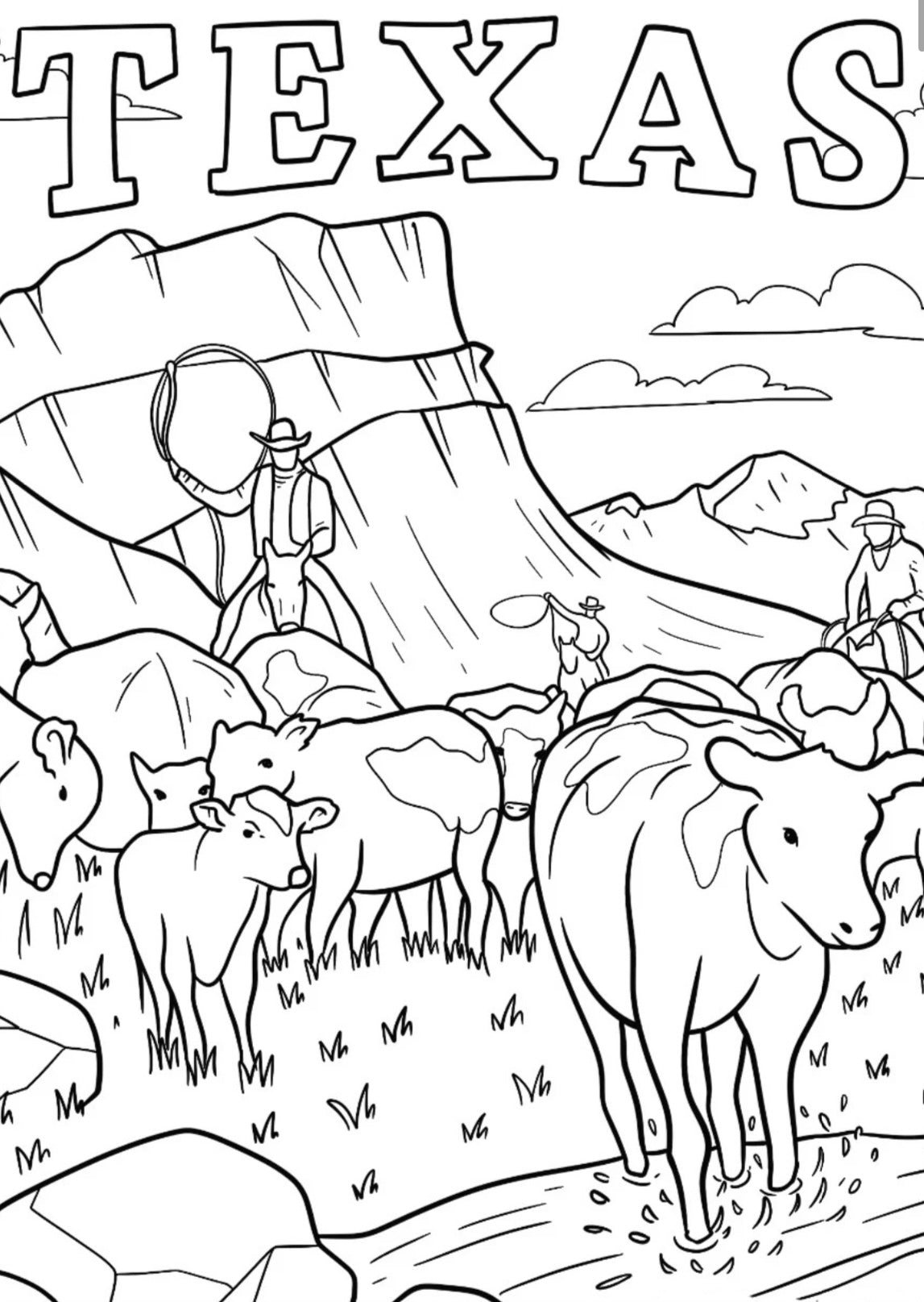 Hometown Hotties: A Coloring Book for Texans