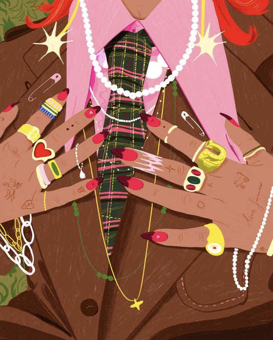 Who’s That Girl? 8.5 x 11 Art Print