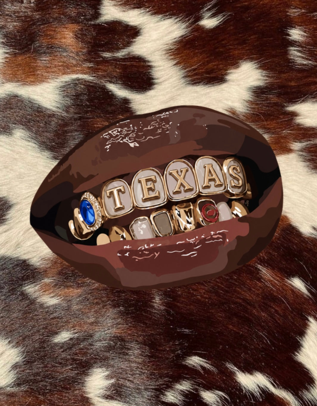 Giddy Up Grillz 8.5x11 Art Print
