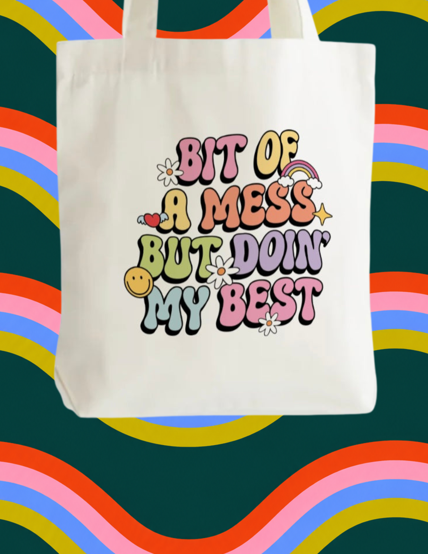 “Bit of A Mess” Tote Bag