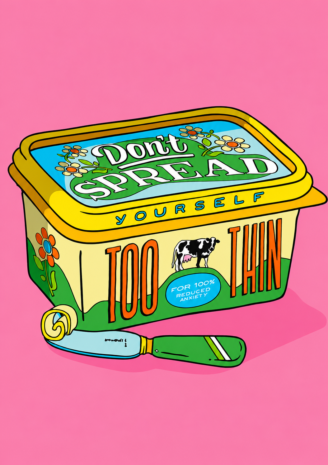 Spread Thin 8.5x11 Art Print