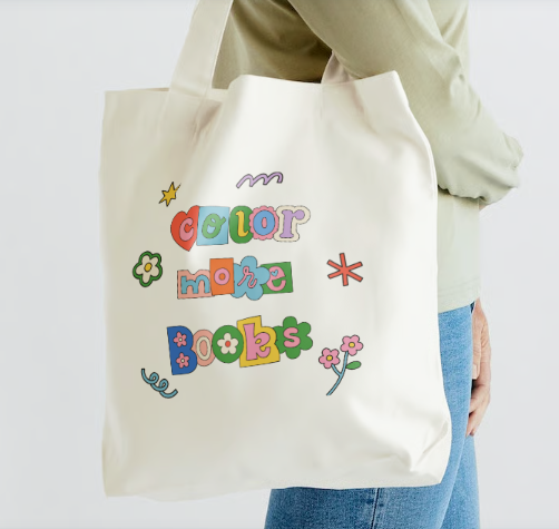 Tote Bag "Color More Books"